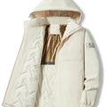 Men's black stormtrooper suit style winter jacket with waterproof windproof features