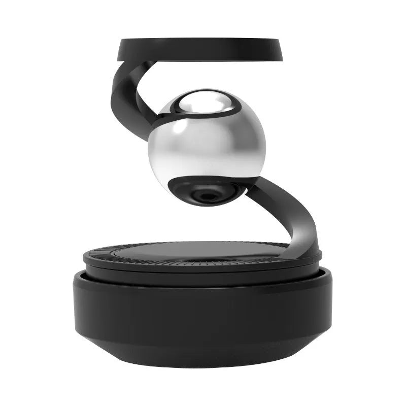 Solar-powered car hanging ornament with aromatic function in Gulong colour, measuring 65mm by 81mm