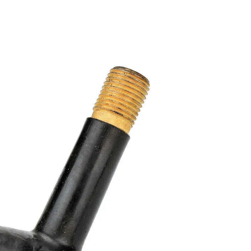 Aluminium mountain bike tyre valve caps in black, blue, gold, red, and silver colours.