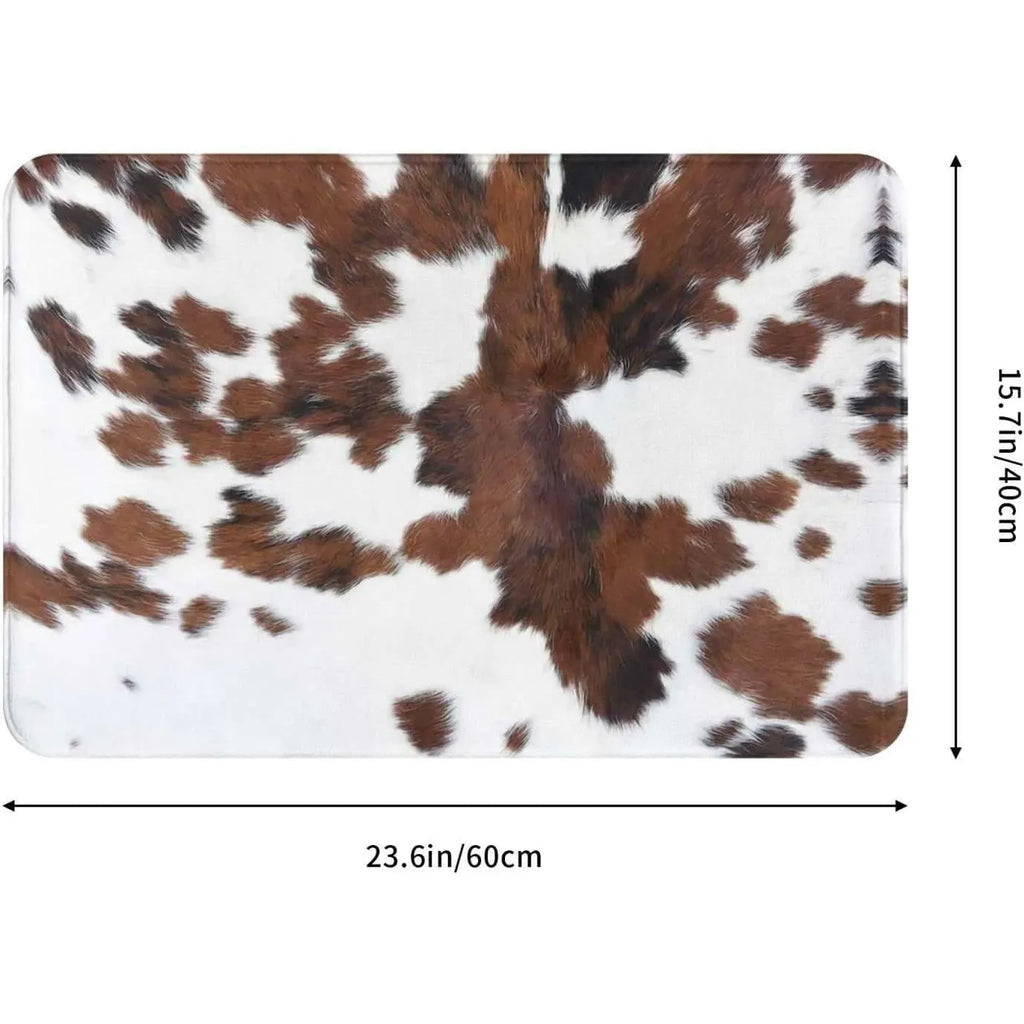 Personalised flannel floor mat showing coastal starfish print design in square format