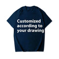Men's combed cotton round neck t-shirt in multiple colours with printed design, sizes XS to 3XL