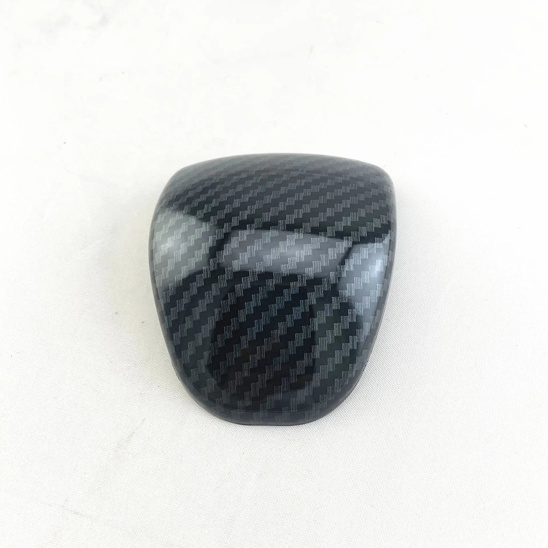 Carbon fibre finish gear shift cover for car dashboard enhancement with RunK3 styling