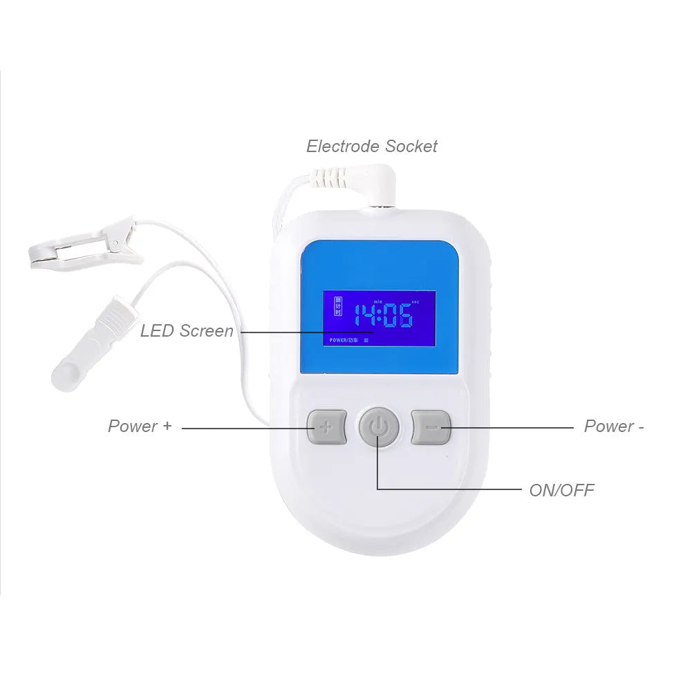 HSM04 white low frequency pulse therapy instrument for sleep improvement with USB connector