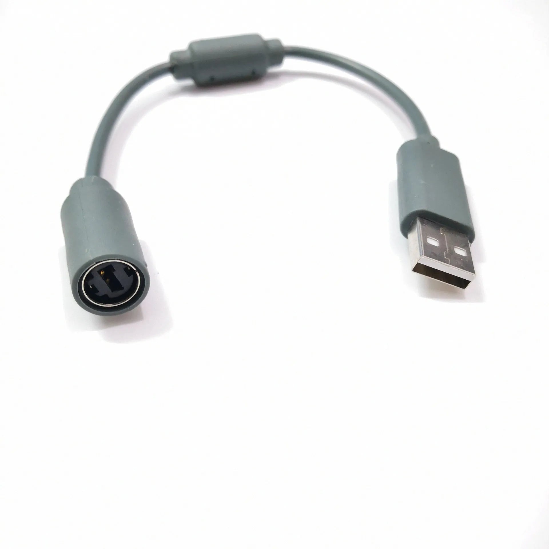Black USB conversion wire for Xbox 360 controller 23cm PVC cable