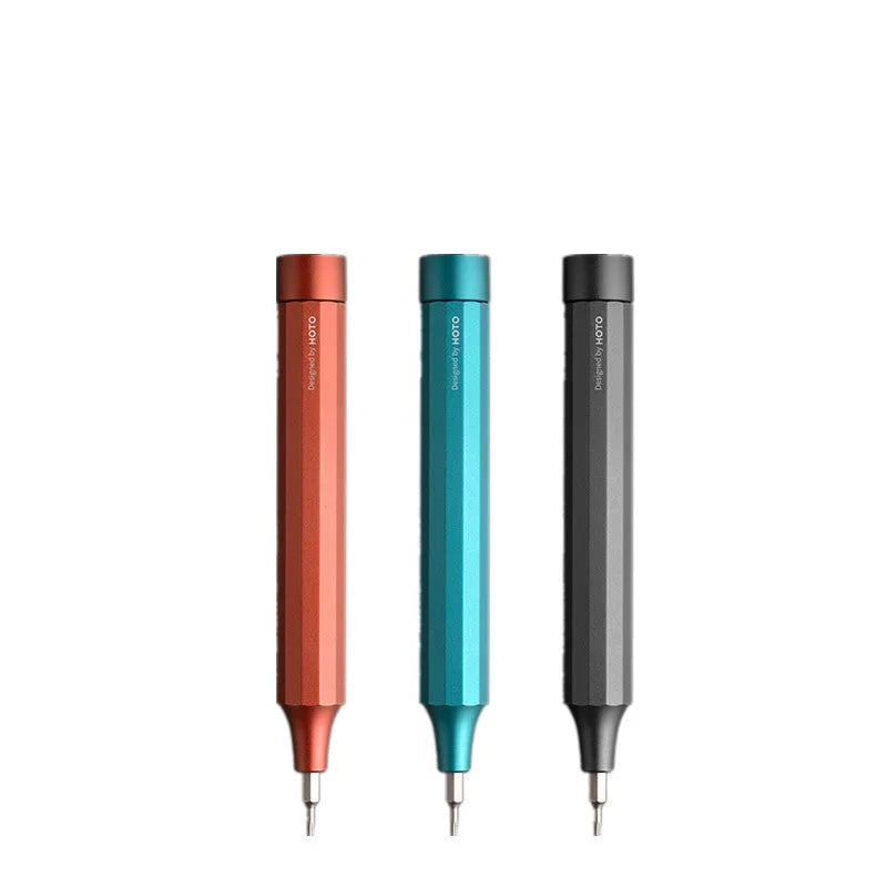 24-in-1 precision screwdriver set for electronic repair with aluminium alloy body and magnetic bit storage