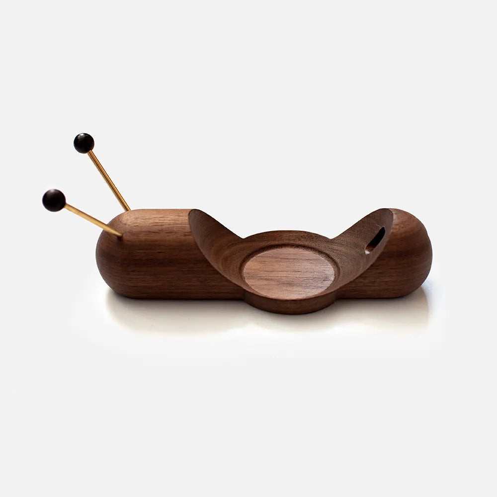 Khaki brown non-slip desktop bracket for Apple HomePod Mini smart speaker