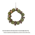 Hamster toy straw ball ring chew with Applewood and sequin decorative options