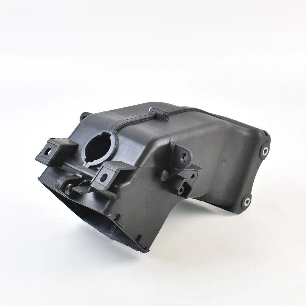 Black motorcycle ventilation pipe for Yamaha intake systems, dimensions 280mm by 170mm by 160mm.