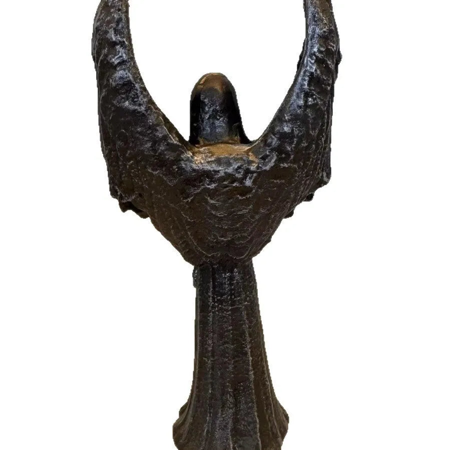 Dark Angel resin statue ornament on display, showing detailed sculptural form.