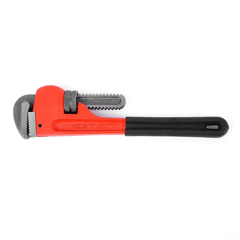 Heavy pipe tongs 45# steel clamps water pipe pliers 8 inch hardware tool