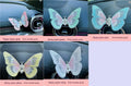 Fabric butterfly embroidery car air vent decoration in multiple colours