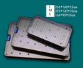 Silicone UV disinfection box in three sizes: large, medium, and small, for sanitising phones and keys.