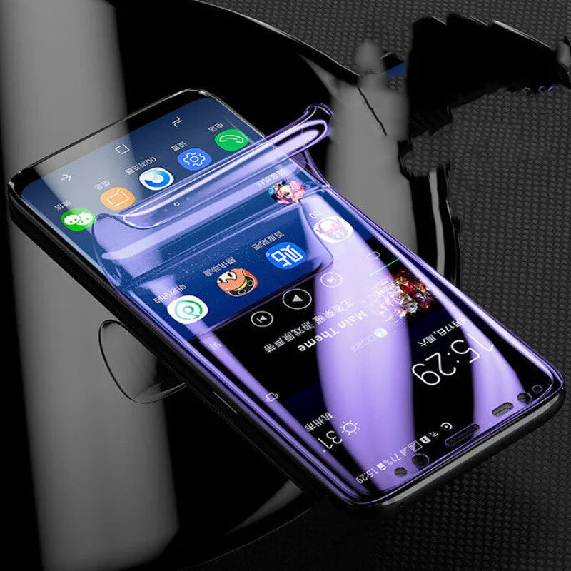 Matte hydraulic film curved screen protector for Samsung Galaxy S7 Edge, S8, S9, S10 phones