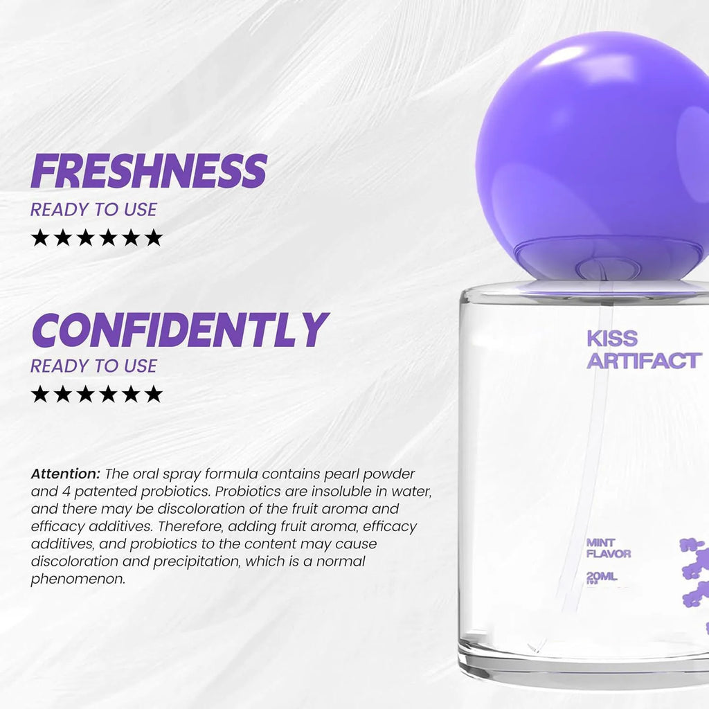20ml oral probiotic spray bottle for portable hydration support