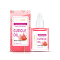 30ml bottle of watermelon nail care oil with vitamin E and jojoba oil for cuticles