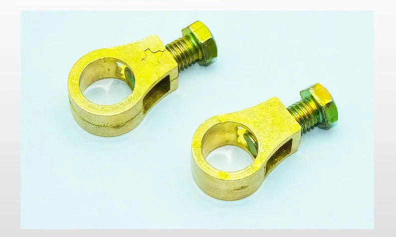 Pure copper automotive battery clamp for cable terminal connections