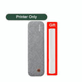 Mini A4 portable thermal printer in compact casing with USB port and paper feed slot
