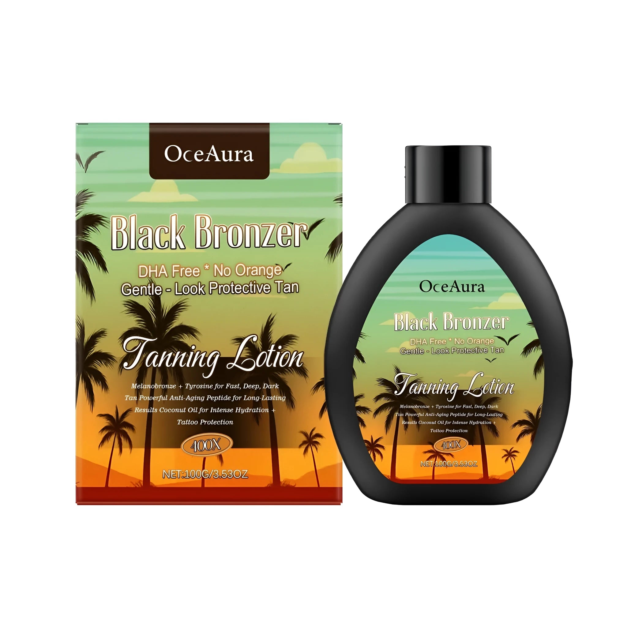 Coconut Black moisturising lotion in 100g size with natural coconut oil and Vitex negundo extract
