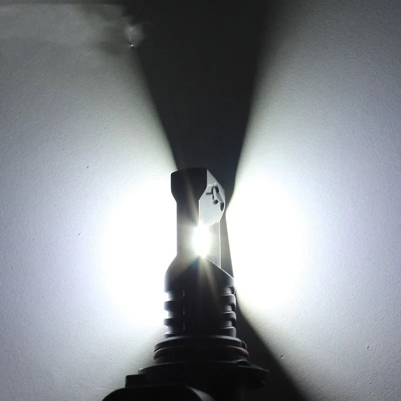 CSP high-power LED automotive fog lamp headlight with aviation aluminium housing.