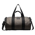 Waterproof Oxford cloth sports handbag in black, dark gold, and dark grey colour options
