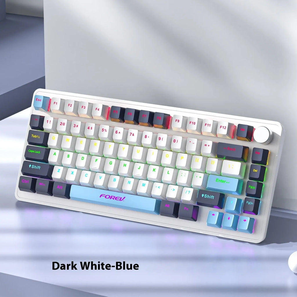 K82 mechanical keyboard and T7 mouse bundle in selected colour variant with backlight illumination