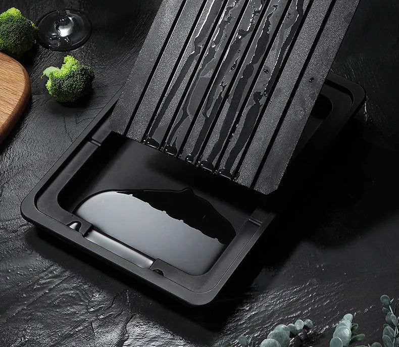 Quick defrost tray with drip tray, silica gel and aluminium alloy thawing plate, multiple sizes