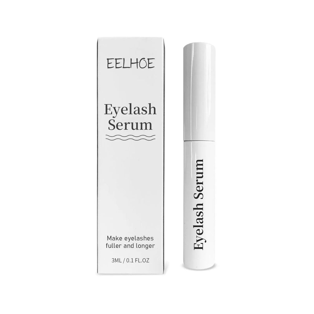 Curly black eyelash essence liquid serum in 3ml packaging for lash conditioning