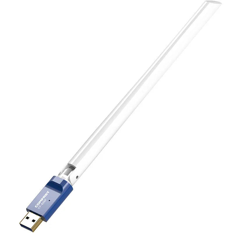 Blue USB wireless network card with external antenna 300Mbps 2.4G