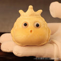 Solid bamboo Crown Princess Toad carving ornament with traditional Chinese design