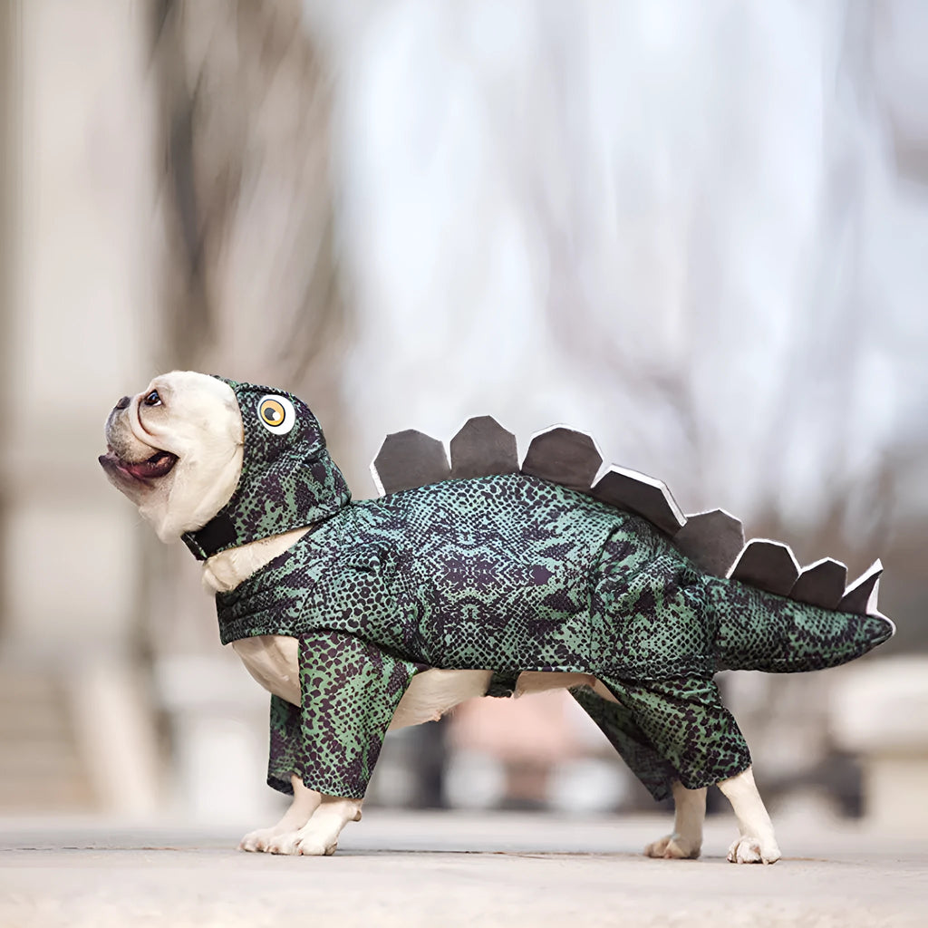 Pet dinosaur costume bunny outfit for female dogs and cats