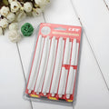 White plastic car door edge anti-collision protection strip on a vehicle.