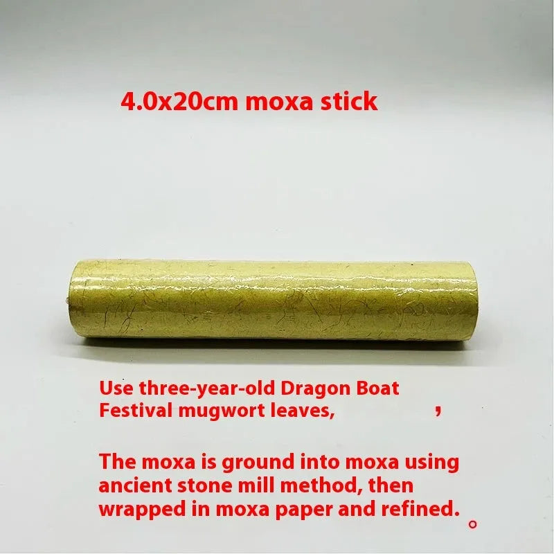 Stone moxibustion gua sha jar therapy kit with moxa sticks, essential oil, and traditional Chinese medicine tools