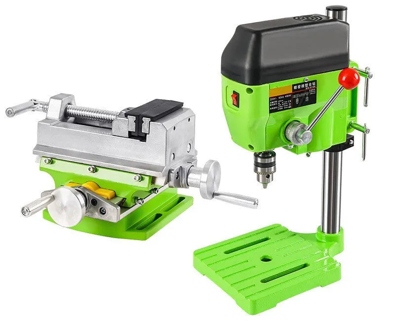 Mini bench drill milling machine with 240W power for workshop drilling tasks