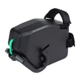 Black plastic bicycle trailer tow rope for connecting bikes to cargo or child trailers.