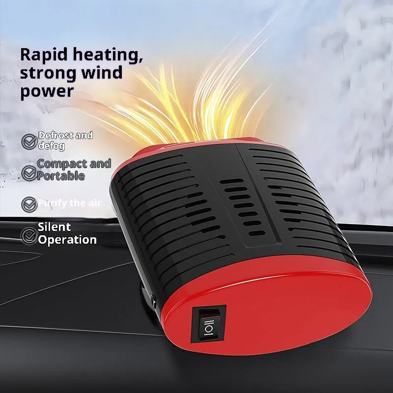 12V 120W vehicle warm air blower in black and grey or black and red ABS casing for defrost and demist