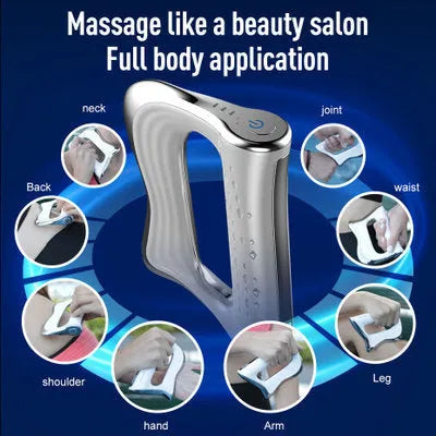Rectangle natural resin muscle scraping massager board on a plain background.