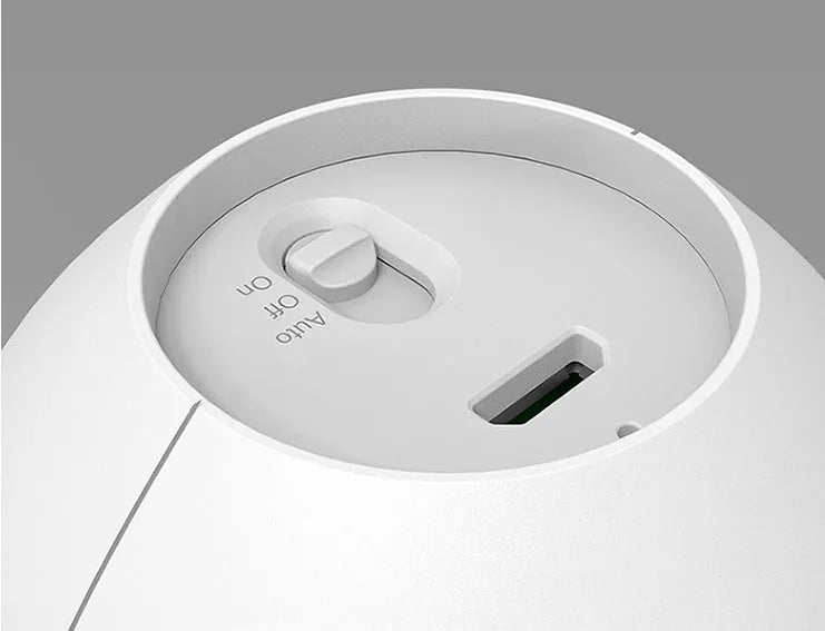 Induction night light with motion sensor, LED spiral shade, 149x61x56mm, Morandi Grey or Nutcracker colour
