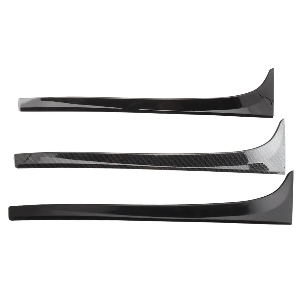 Glossy black ABS plastic rear window spoiler wing for Volkswagen Golf 7 MK7 car.