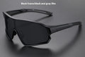 Colourful full rim resin cycling sports sunglasses for fishing, unisex adult, windproof design