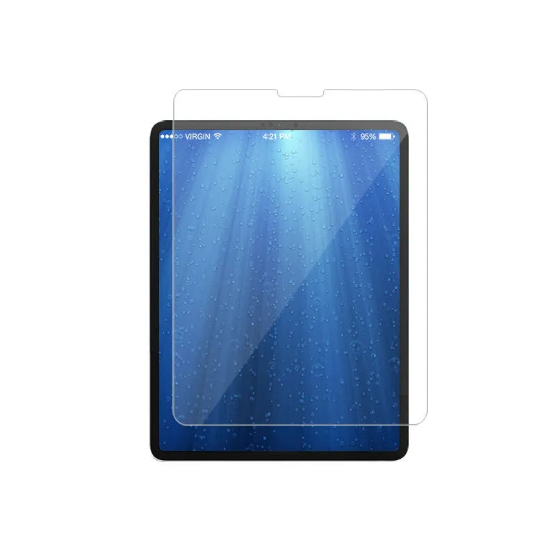 Anti-blue light tempered glass screen protector for iPad Pro and Mini models with HD film and explosion-proof design