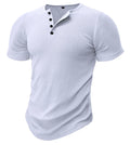 Men's slim-fit solid colour sports t-shirt on a hanger, shown in army green.