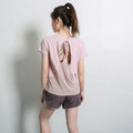 Women's short sleeve sports t-shirt in polyester available in four colours