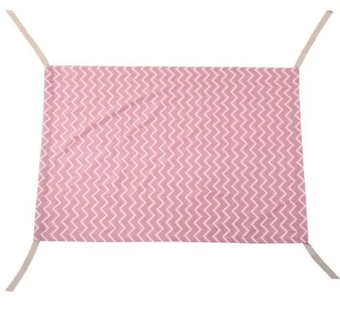 Portable detachable baby crib hammock in crushed velour fabric showing colour options