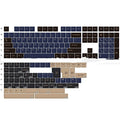 GMK Circus blue two-tone ABS DYE-SUB double-shot 173 keycap set in blister tray