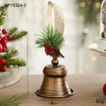 Wrought iron jingling bell pendant in gold, red or black gold, European style hanging decoration
