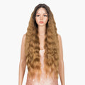 Women's long curly wig 30 inches high temperature silk chemical fibre in colour TT1B-30 for any face type