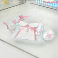 10cm doll clothes Little Nurse Suit cloth outfit in small hand guard colour for 10cm dolls