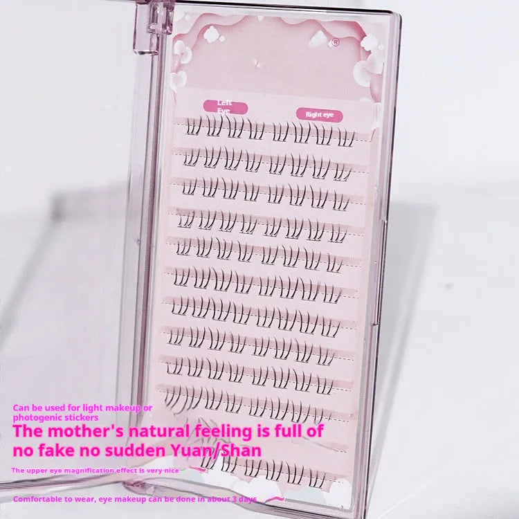 Kitten's Paw lower false eyelashes with 12-row segmented construction in 4-5-6mm lengths