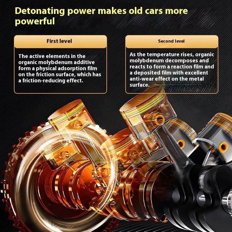 60ml engine oil anti-wear additive in white packaging for petrol and diesel engines