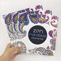 DIY colouring book with blank pages for drawing and colouring, paperback activity book for adults and children